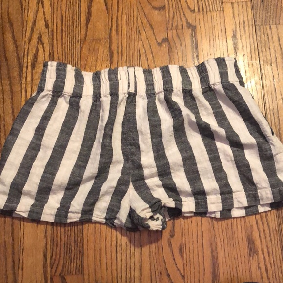 Indigo rising striped linen shorts size large - Picture 7 of 9
